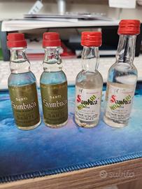 4 Bottigliette di Sambuca 