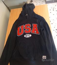 Felpa Alcott Blu Scuro con Scritta