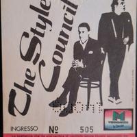 Biglietto usato concerto The Style Council - 1984
