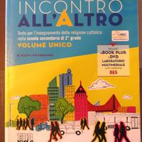 Libro scolastico "Incontro all'altro" Religione