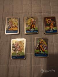 SET 138 CARTE LAMINCARDS DRAGONBALL SERIE ORO 