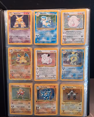 Carte Pokemon Vintage- Set base charizard