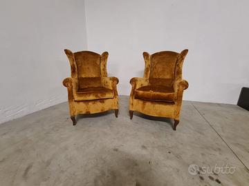 Coppia poltrone bergere