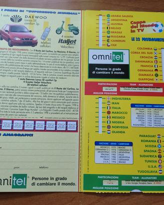 Inserto Resto del Carlino mondiali calcio Fra 1998