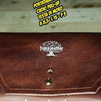 Portatabacco Cuoio Pull-Up T. di Moro