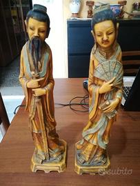 Statuine Orientali in resina