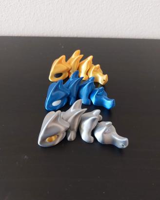 Drago snodato portachiavi / magnetico