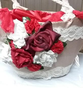 Borsa donna fantasia Fiori