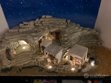Presepe artigianale diorama natale