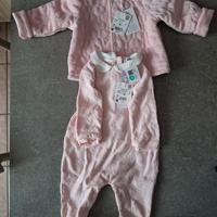 Completo giacca e tutina, taglia 3/6 mesi