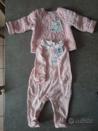 Completo giacca e tutina, taglia 3/6 mesi