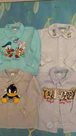 set 4 camicie Emmanuel Schvili tg 6 mesi