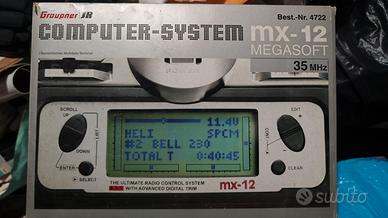 Radiocomando Graupner JR MX-12 Megasoft,