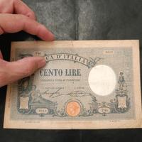 100 lire barbetti azzurrino