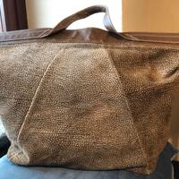 Borsa vintage Borbonese in pelle di tapiro