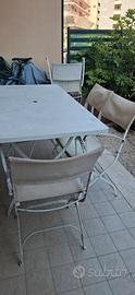 tavolo da giardino + 6 sedie 
