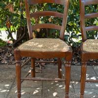 2 sedie rustiche