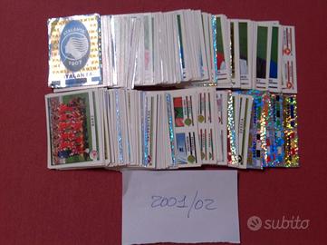 Lotto 100 figurine calciatori Panini 2001-2002