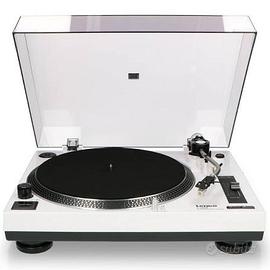 Giradischi Lenco Traz. diretta + scheda audio Usb