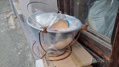 pailolo automatico per polenta in alluminio 34cm