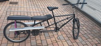 bicicletta long tail cargo