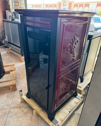 Stufa a pellet Ethesia Glass 100 11,2 kW 5 stelle