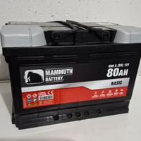 Batteria auto 80Ah 600en 12v