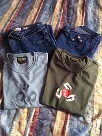 Lotto jeans+canotte Miss Sixty vintage Y2K