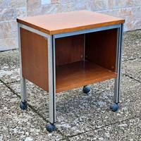 Mobiletto legno metallo carrello portaTV  comodino