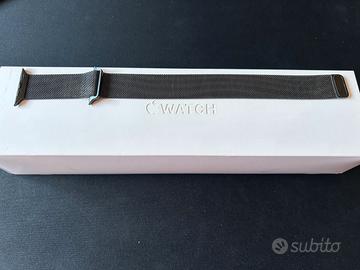 Cinturino Apple maglia milanese 44 mm antracite