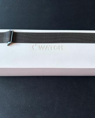 Cinturino Apple maglia milanese 44 mm antracite