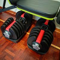 Coppia manubri regolabili NUOVE da 40Kg ciascuno