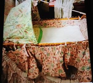 Culla lettino in vimini