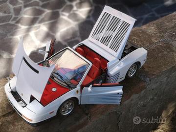 Testarossa 1/8 cabrio Ferrari POCHER bianca 4 elab