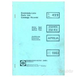 Catalogo ricambi motore Aprilia MX 250 e RX 250