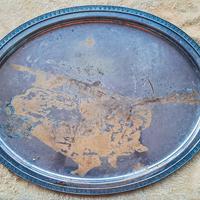 Vassoio Ovale stile Impero Argento 1000