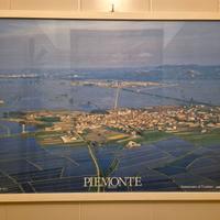 Quadri con stampe paesaggi Piemonte con cornice