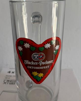 Set 6 boccali birra hacker-pschorr oktoberfest