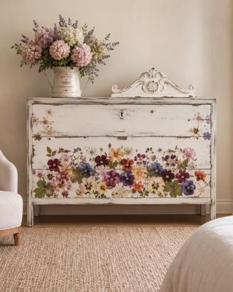 Cassettiera Stile Shabby “Flowers”