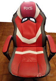 Sedia gaming rossa buone condizioni