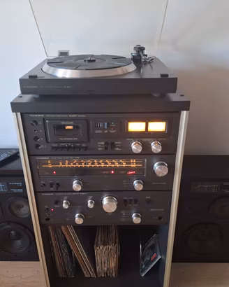 Impianto HiFi Vintage TELEFUNKEN Completo