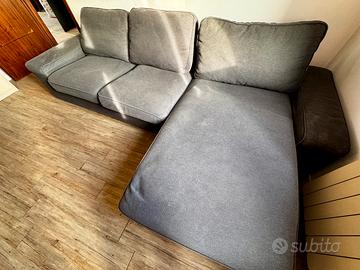 Divano IKEA KIVIK 3 posti con chaise-longue