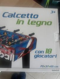 Calcetto in legno nuovo, marca playout