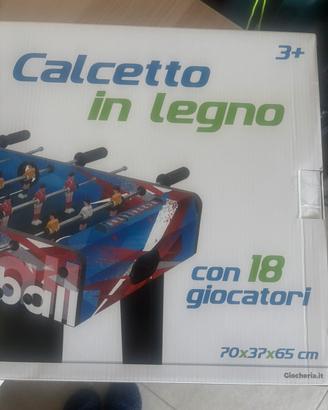 Calcetto in legno nuovo, marca playout