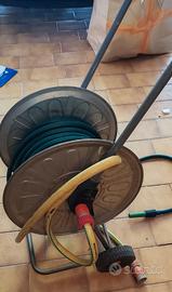 carrello avvolgitubo da giardino 