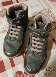 Geox scarpe bambina da ginnastica alta 