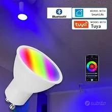 lampadine n. 11 GU100 a colori compat. smartlife
