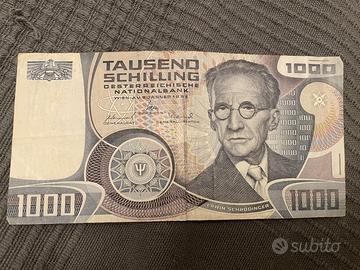 Banconota 1000 schilling austria 1983