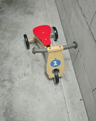 triciclo in legno 