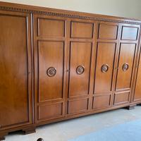 Camera da letto in legno completa